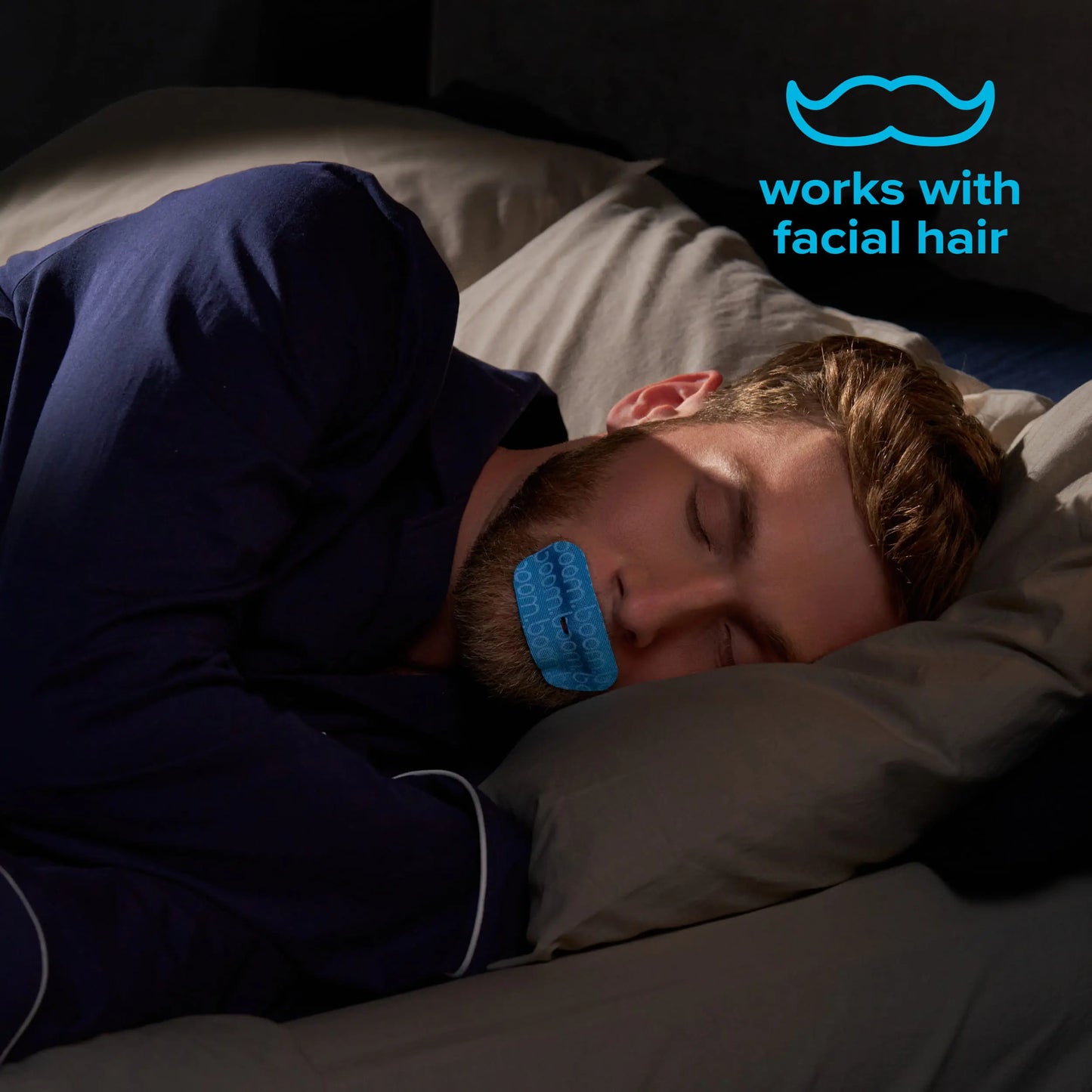 SleepWell Mouth Tape for Better Sleep | Gentle Nasal Breathing Support | Comfortable Skin-Friendly Adhesive | Flexible Nighttime Sleep Strips | Breathable Fabric Design | Wake Up Feeling Refreshed