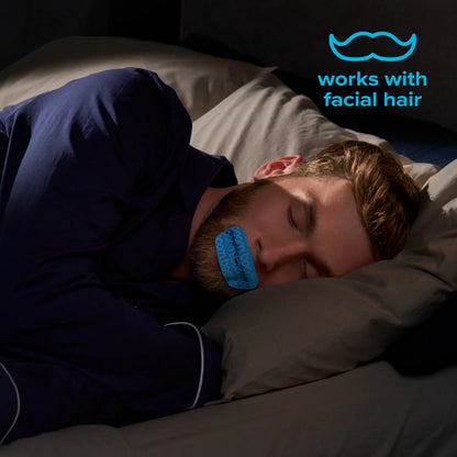 SleepWell Mouth Tape for Better Sleep | Gentle Nasal Breathing Support | Comfortable Skin-Friendly Adhesive | Flexible Nighttime Sleep Strips | Breathable Fabric Design | Wake Up Feeling Refreshed