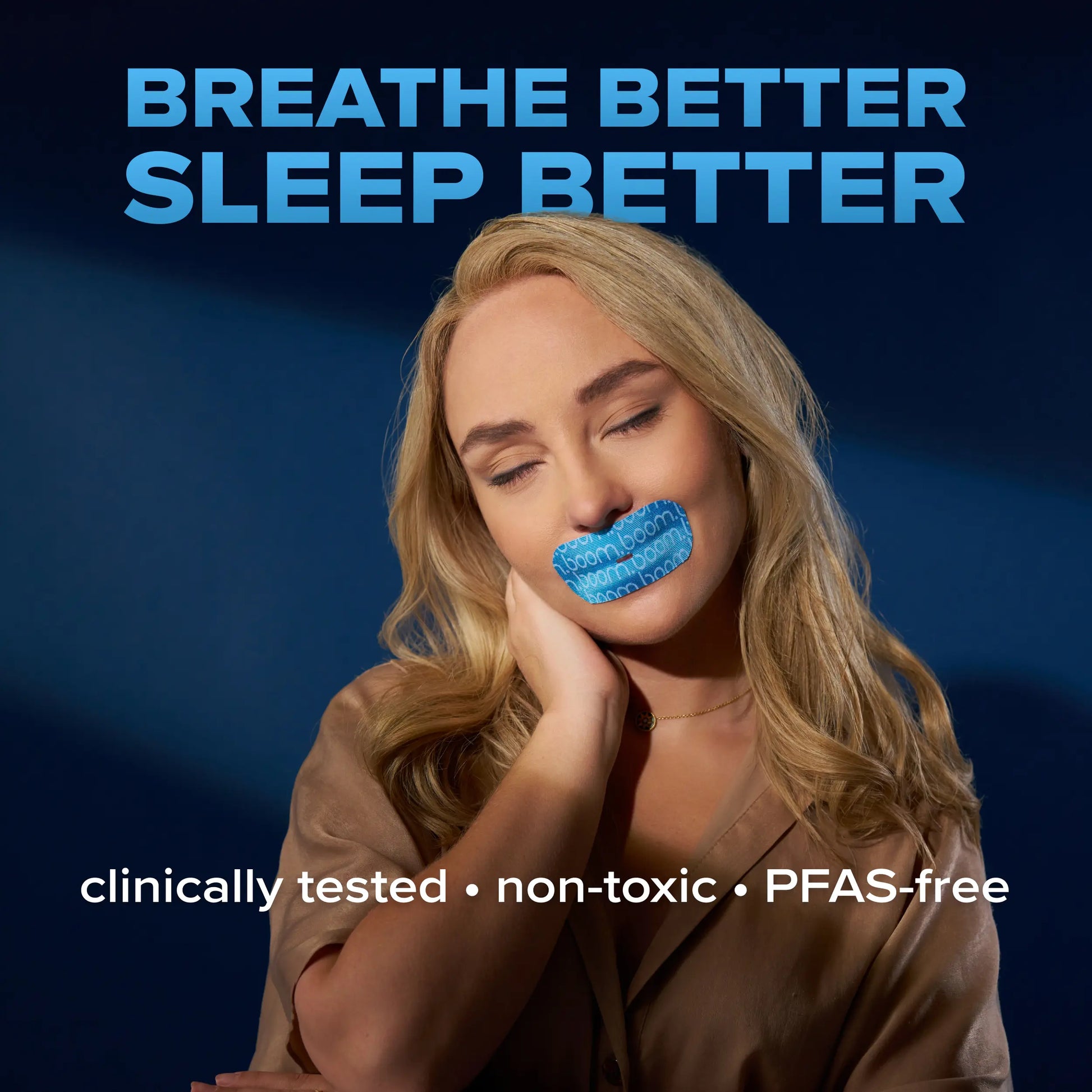 SleepWell Mouth Tape for Better Sleep | Gentle Nasal Breathing Support | Comfortable Skin-Friendly Adhesive | Flexible Nighttime Sleep Strips | Breathable Fabric Design | Wake Up Feeling Refreshed