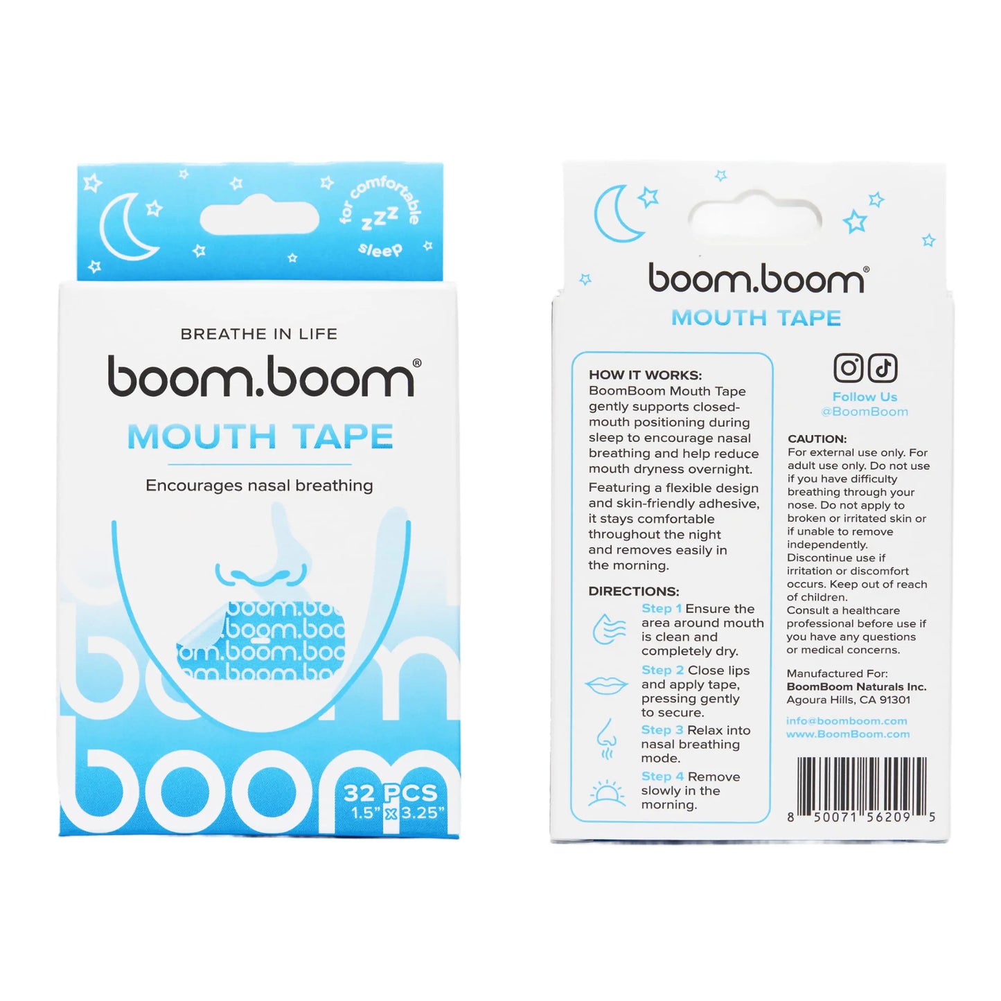 SleepWell Mouth Tape for Better Sleep | Gentle Nasal Breathing Support | Comfortable Skin-Friendly Adhesive | Flexible Nighttime Sleep Strips | Breathable Fabric Design | Wake Up Feeling Refreshed