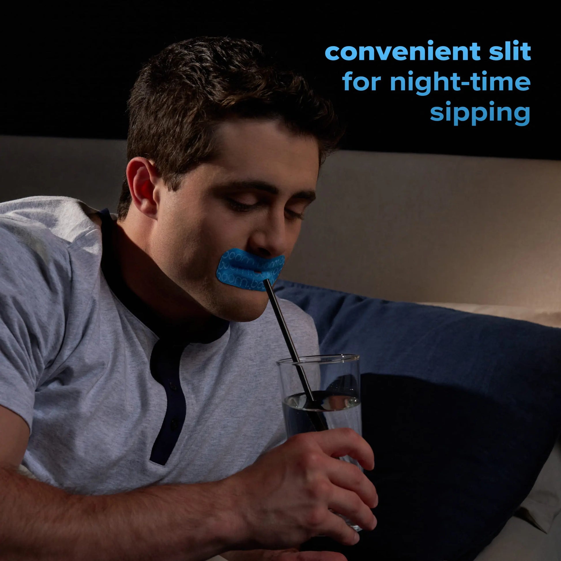 SleepWell Mouth Tape for Better Sleep | Gentle Nasal Breathing Support | Comfortable Skin-Friendly Adhesive | Flexible Nighttime Sleep Strips | Breathable Fabric Design | Wake Up Feeling Refreshed